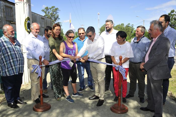 Ministerio de Transporte y Obras Públicas inauguró ciclovía en Tala