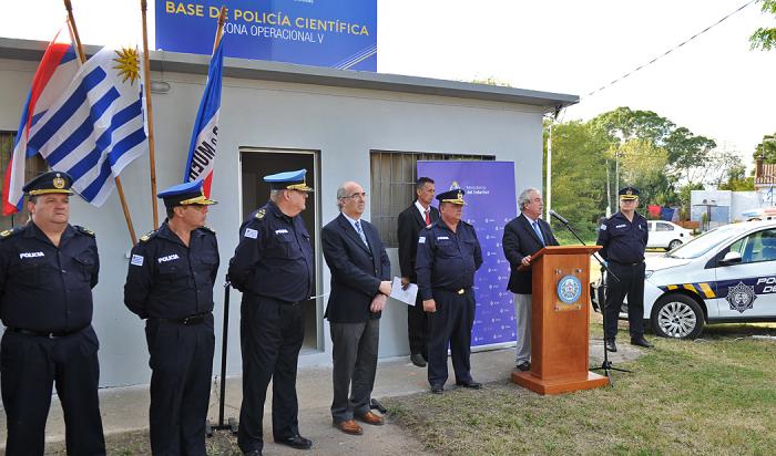 Ministerio del Interior inauguró destacamento y base de Policía Científica en Costa de Oro