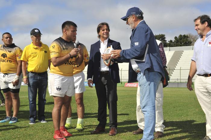 Luis Lacalle Pou asistió al encuentro internacional de rugby inclusivo