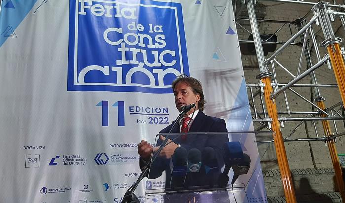 Presidente Lacalle Pou inauguró la 11.° edición de la Feria de la Construcción