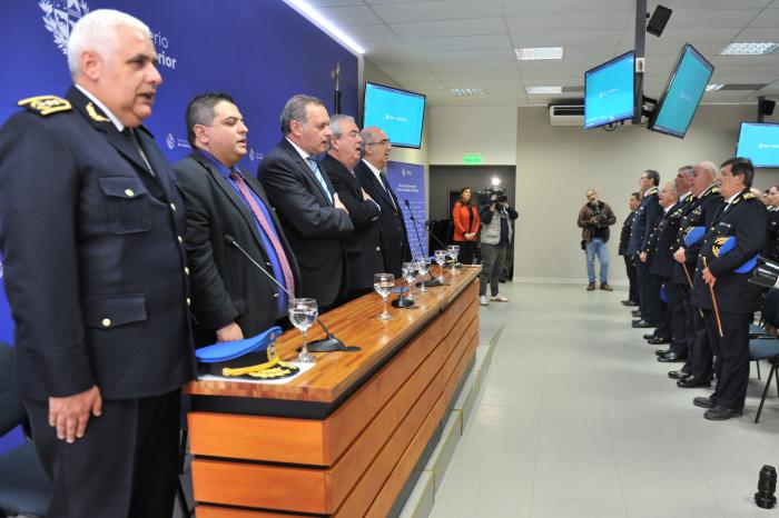 Álvaro Delgado y Luis Alberto Heber encabezaron 10.° aniversario del Centro de Comando Unificado