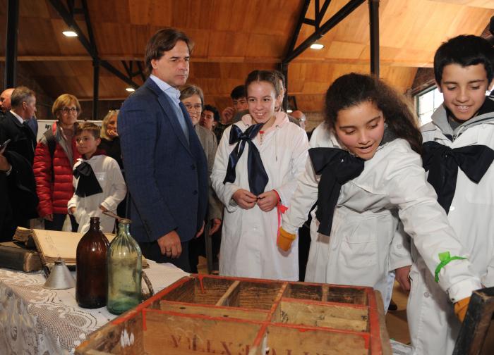 Presidente Lacalle Pou presenció acto conmemorativo del Día de la Educación Rural