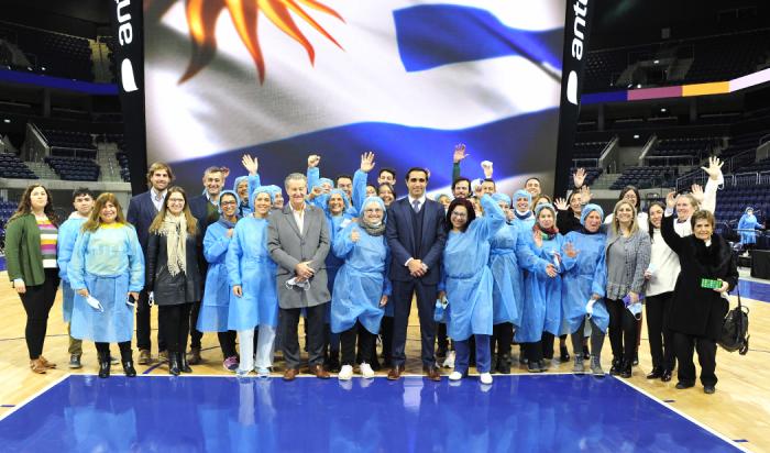 En vacunatorio de Antel Arena se suministraron cerca de 1.200.000 dosis desde marzo de 2021