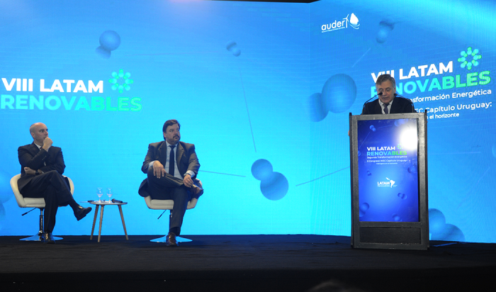 Omar Paganin y Adrián Peña en apertura del VIII Congreso Latinoamericano de Energías Renovables