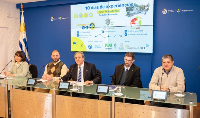 Lanzamiento de la Semana Gastronómica de Paysandú 2022, que consta de una serie de eventos en esa ci