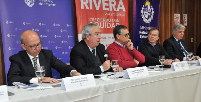 Uruguay y Brasil realizaron encuentro binacional sobre seguridad pública en Rivera