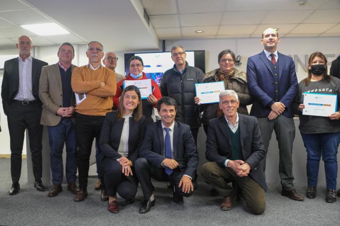 Martín Lema en la ceremonia de cierre al ciclo de certificaciones de competencias 2021- 2022