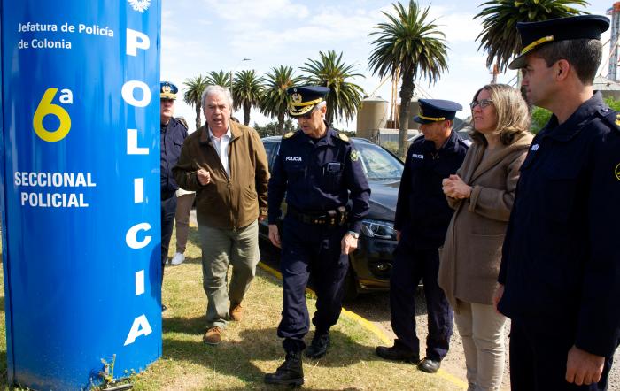 El ministro del Interior visitó dependencias en Colonia
