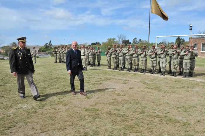Javier García en acto de conmemoración del 81.° aniversario de la Reserva General del Ejército