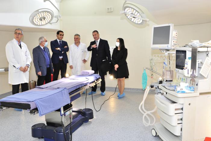 Daniel Salinas participó en la inauguración de nuevas instalaciones en el Hospital de Clínicas