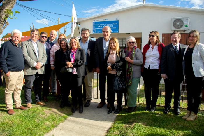 Instituto del Niño y el Adolescente inauguró un CAIF en la ciudad de Rodríguez