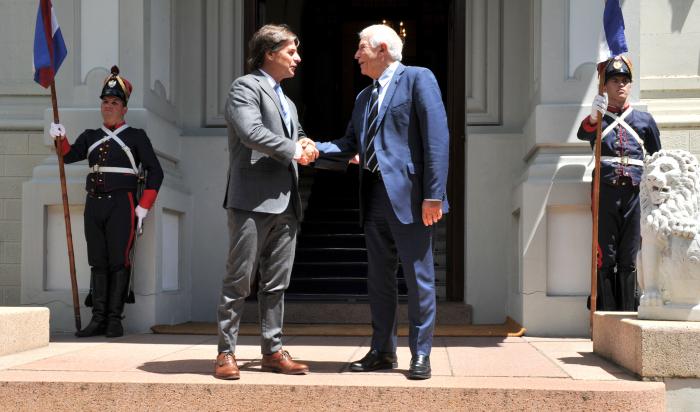 Lacalle Pou se reunió con alto representante de la Unión Europea