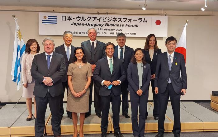 Lacalle Pou expuso fortalezas de Uruguay en seminario de negocios en Japón