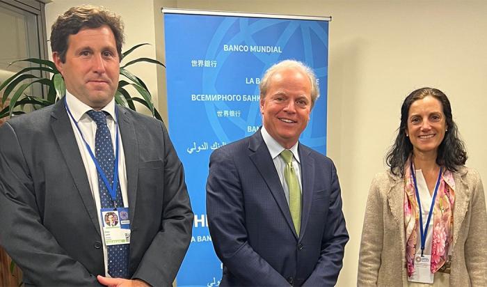 Arbeleche inició ronda de encuentros con representantes de organismos internacionales