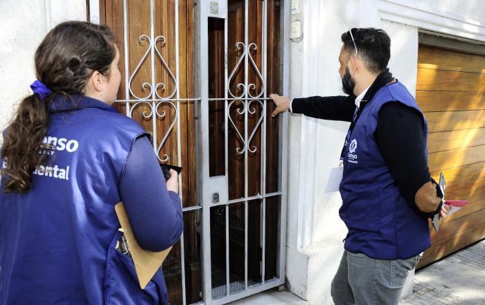 Imágenes del operativo de censo experimental del INE