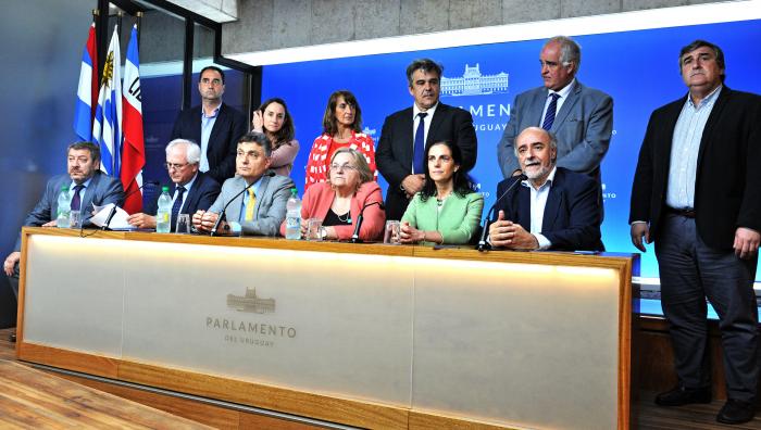 Imágenes de la conferencia sobre el proyecto de reforma de la seguridad social