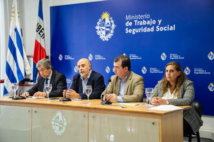 Declaraciones de las autoridades del Ministerio de Trabajo y Seguridad Social