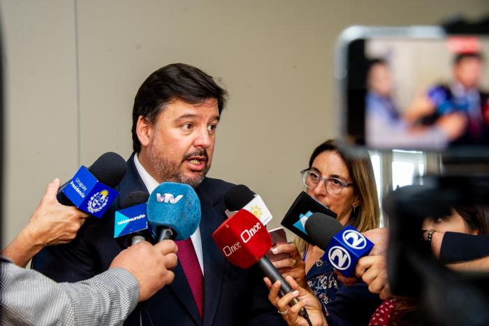 Declaraciones del ministro de Ambiente, Adrián Peña