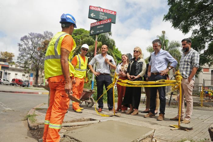 Recorrida del ministro de Desarrollo Social junto a delegación de Dinali
