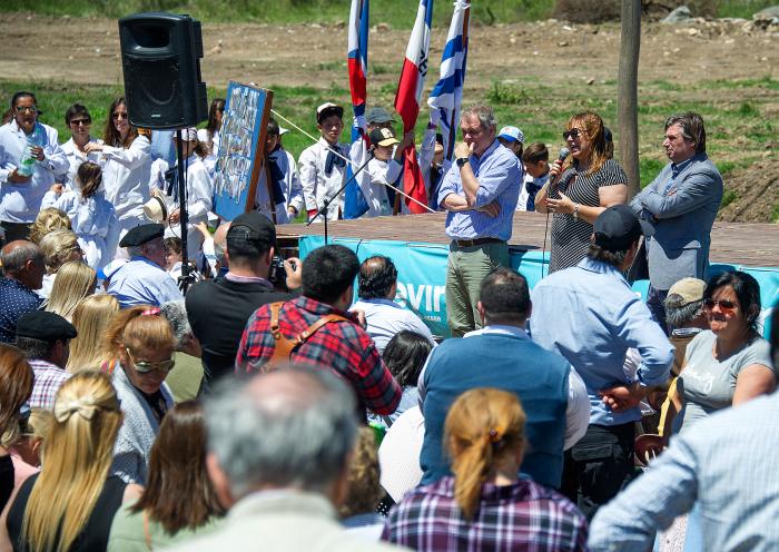 Imágenes de la inauguración de 51 viviendas en La Cruz, departamento de Florida