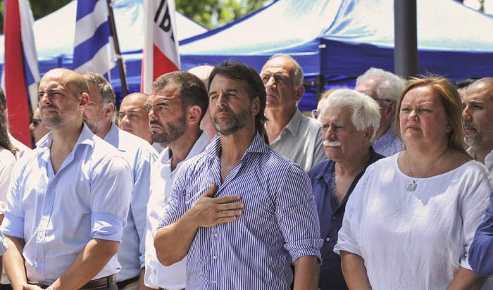 Lacalle Pou asistió a celebración del 150.° aniversario de la ciudad de Libertad