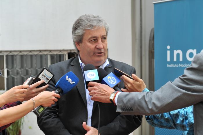 Conferencia de prensa brindada por el presidente del INAC, Conrado Ferber