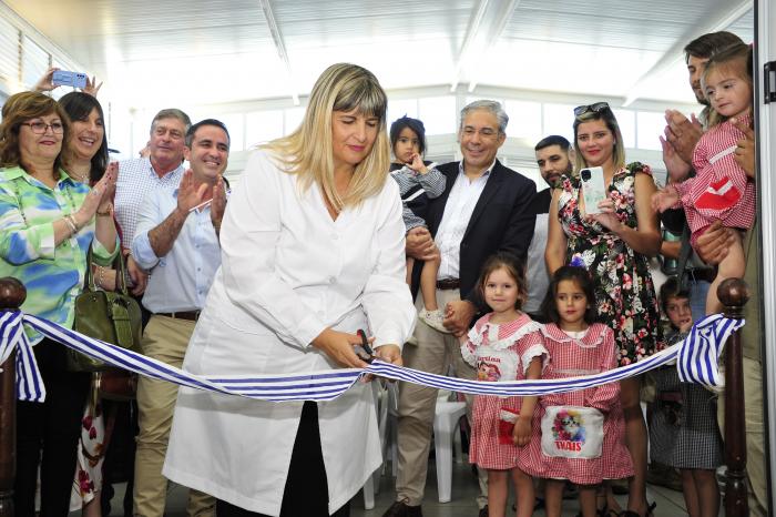 Inauguración del jardín de infantes n.° 125, en Soriano