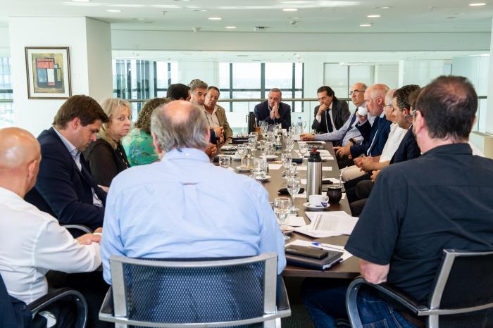 Reunión de Junta nacional de emergencia y reducción de riesgos.