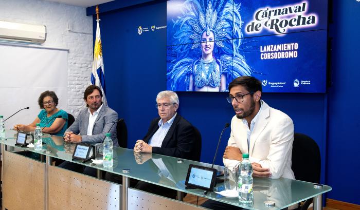 Imágenes del lanzamiento del Carnaval de Rocha