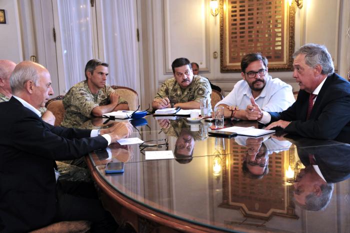 Imágenes del encuentro de ministros por situación de la sequía