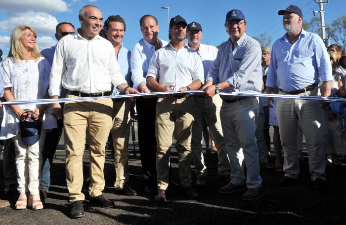 Imágenes del presidente Lacalle Pou en inauguraciones en Tacuarembó