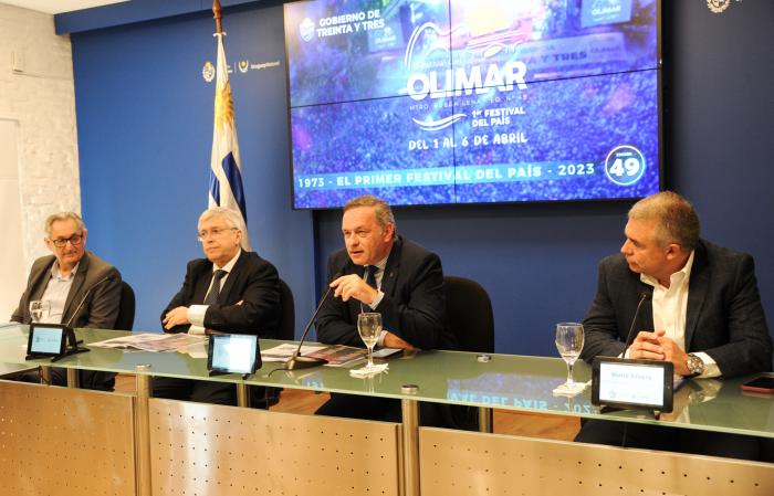 Imágenes del lanzamiento de la 49.ª edición del Festival del Olimar