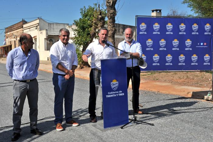 Imágenes de la inauguración de obras en el departamento de Treinta y Tres