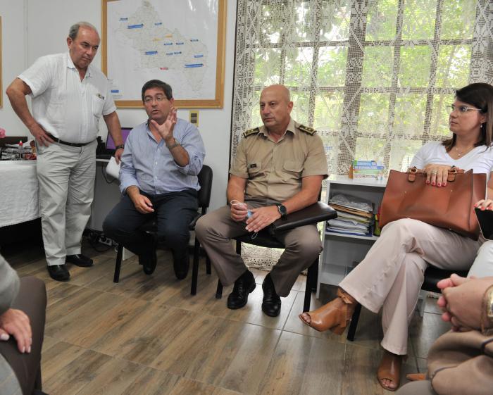 Imágenes de autoridades de ASSE en el departamento de Rivera y Tacuarembó
