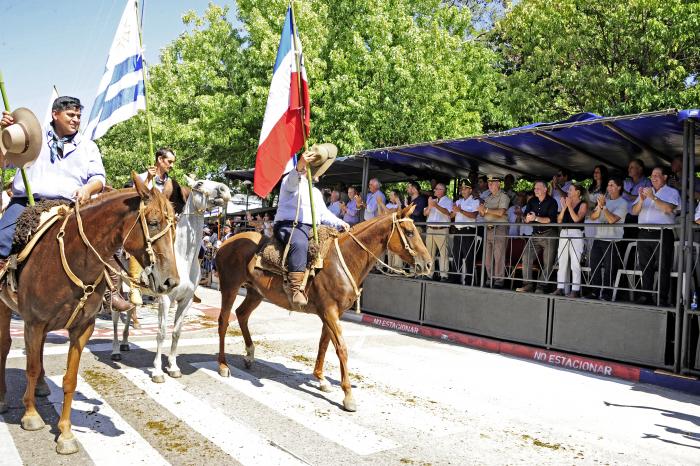 Imágenes del presidente Lacalle Pou en la 36.ª edición de la Fiesta de la Patria Gaucha