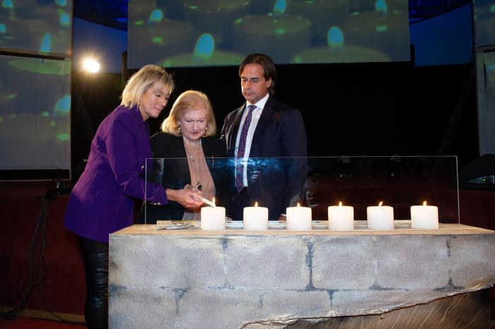 Presidente Lacalle Pou en conmemoración de la Comunidad Israelita del Uruguay
