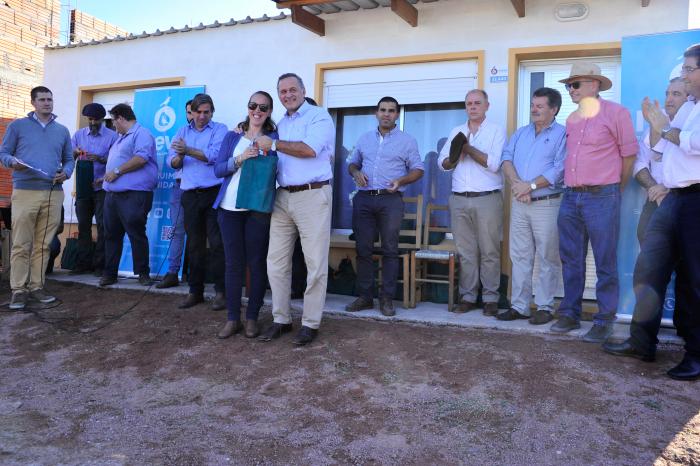 Inauguración de 26 soluciones habitacionales en Cerro Largo