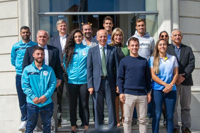 Imágenes de firma de convenio entre Defensa y Secretaría Nacional del Deporte