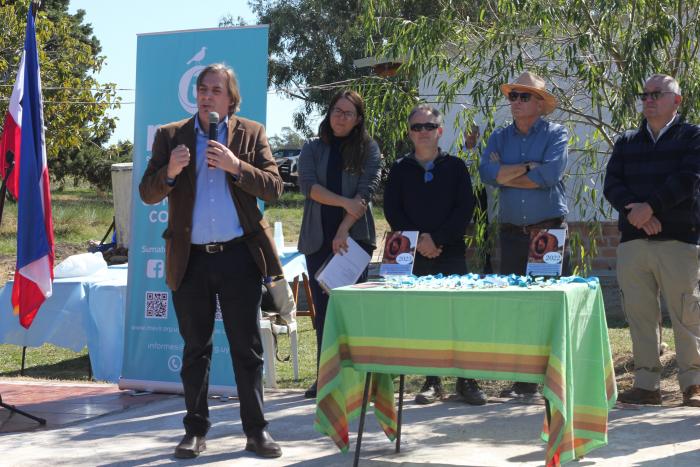 Inauguración de Mevir en Ombúes de Lavalle, Colonia