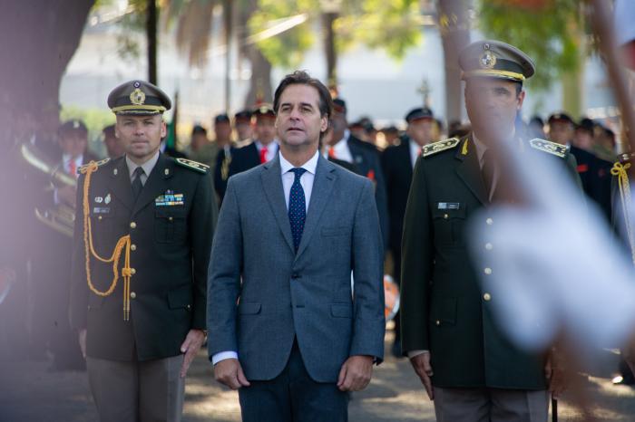 Presidente Lacalle Pou en conmemoración del Día del Ejército Nacional
