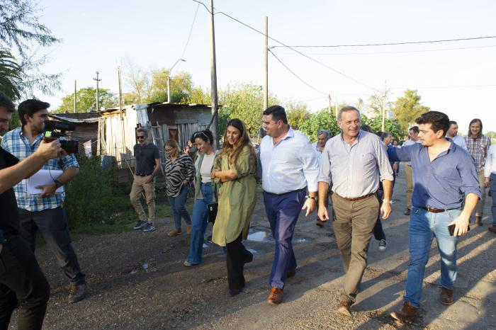 Imágenes del secretario de Presidencia durante su visita a Paysandú
