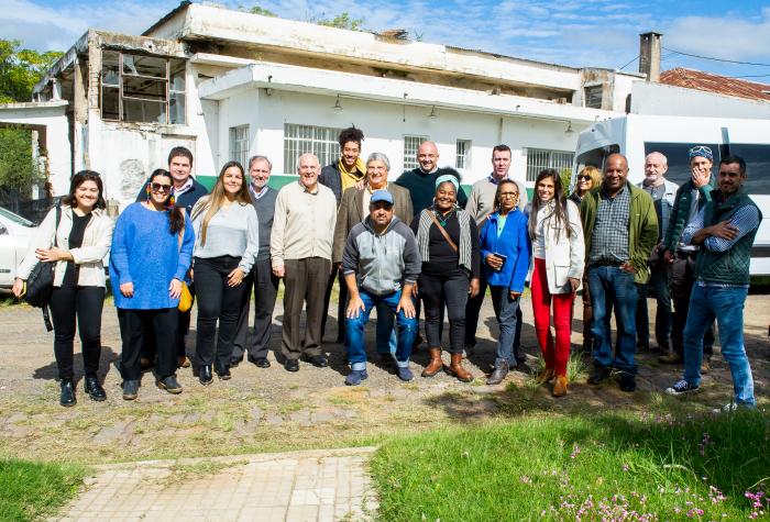 Imágenes de recorrida del presidente de Inacoop en el departamento de Rivera