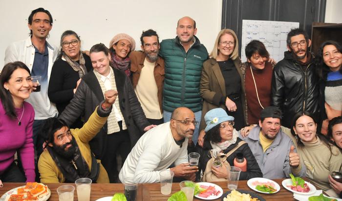 Imágenes de inauguración de casa autogestionada en el marco de un proyecto salud mental