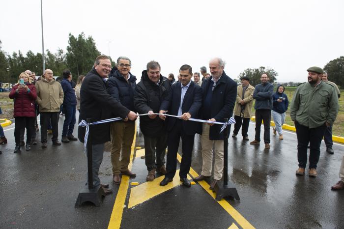 Imágenes en la inauguración de anillo perimetral en el departamento de Cerro Largo