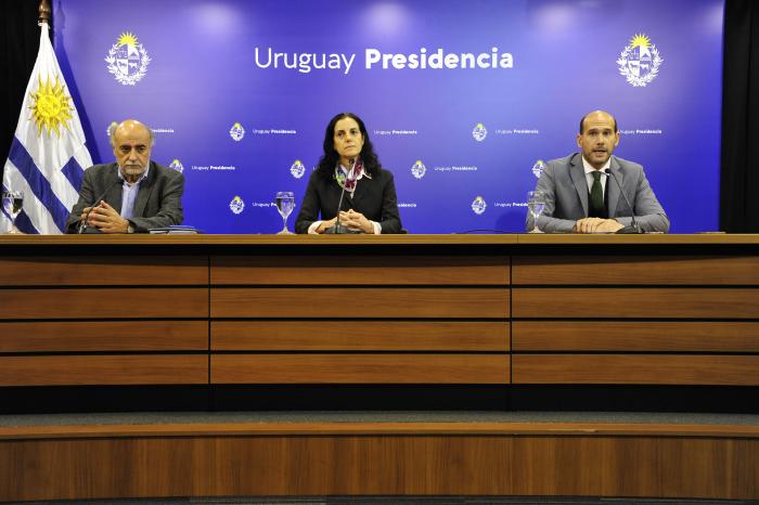 Conferencia de prensa de autoridades de Gobierno