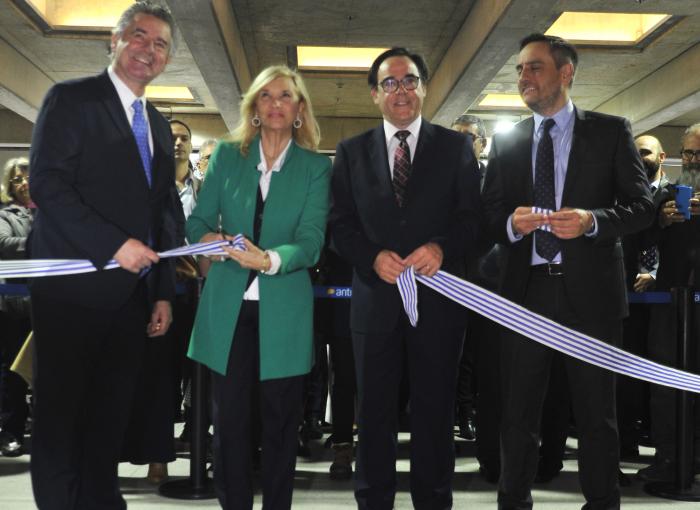 Autoridades en inauguración de una nueva edición de la Expo Uruguay Sostenible