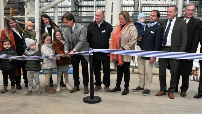 Imágenes del presidente Lacalle Pou en inauguración de Polo Logístico e Industrial del Plata
