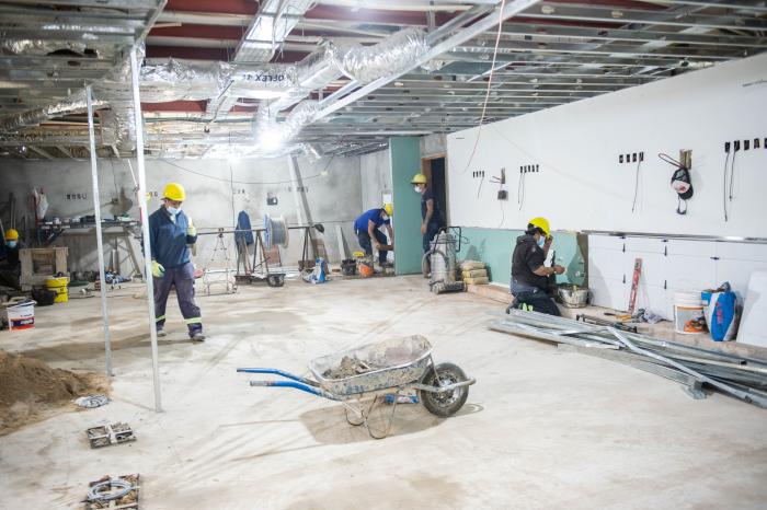 Obras del CTI en el hospital de Cerro Largo