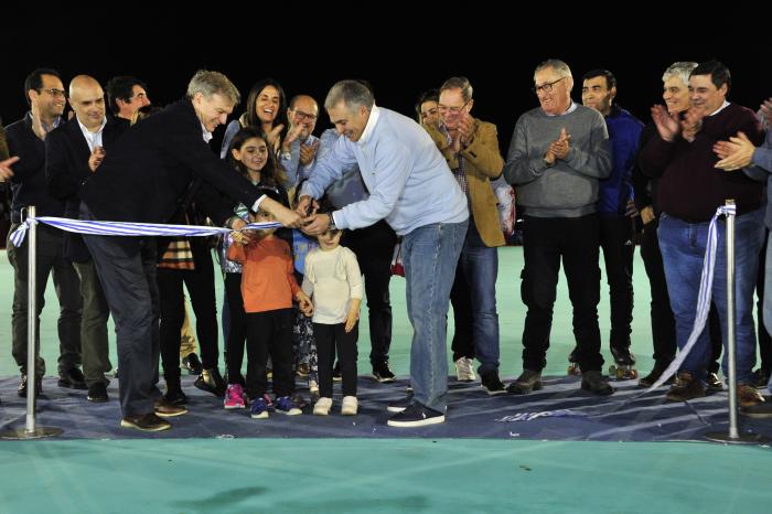 Imágenes de inauguración de obras de polo deportivo en Treinta y Tres