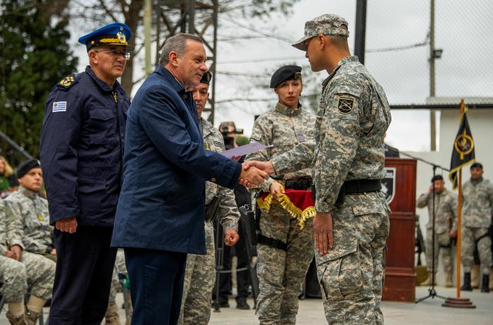 Ceremonia de egreso del XXIII Curso de Formación de Guardias Republicanos.